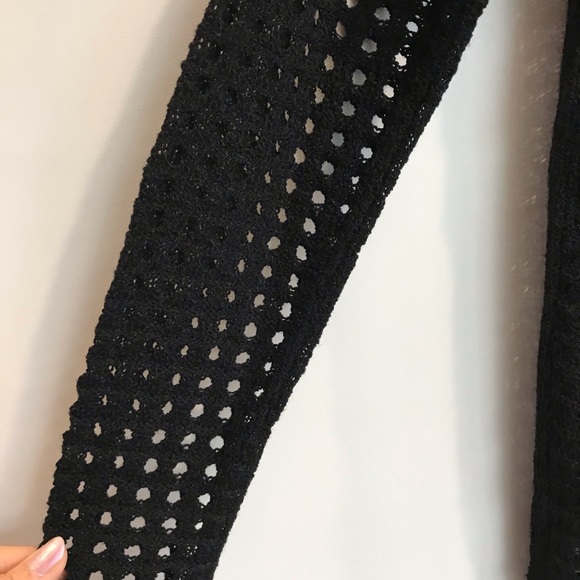 KNIT SWEATER WITH LOOSE WEAVE CROCHET - Picture 7 of 8